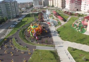 Palandöken yeşil alana yoğunlaştı
